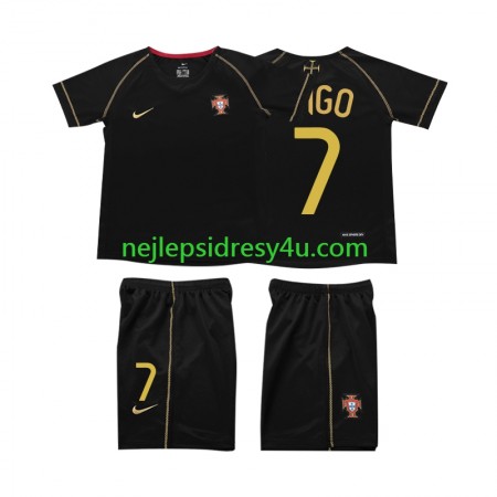 Fotbalový Dres Portugalsko FIGO 7 2006 Retro Dětské Venkovní